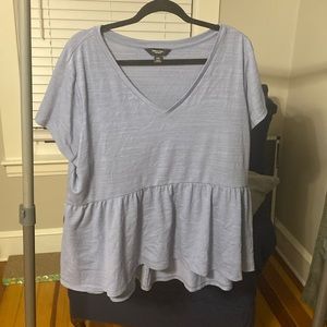 Simply Vera XXL blue top